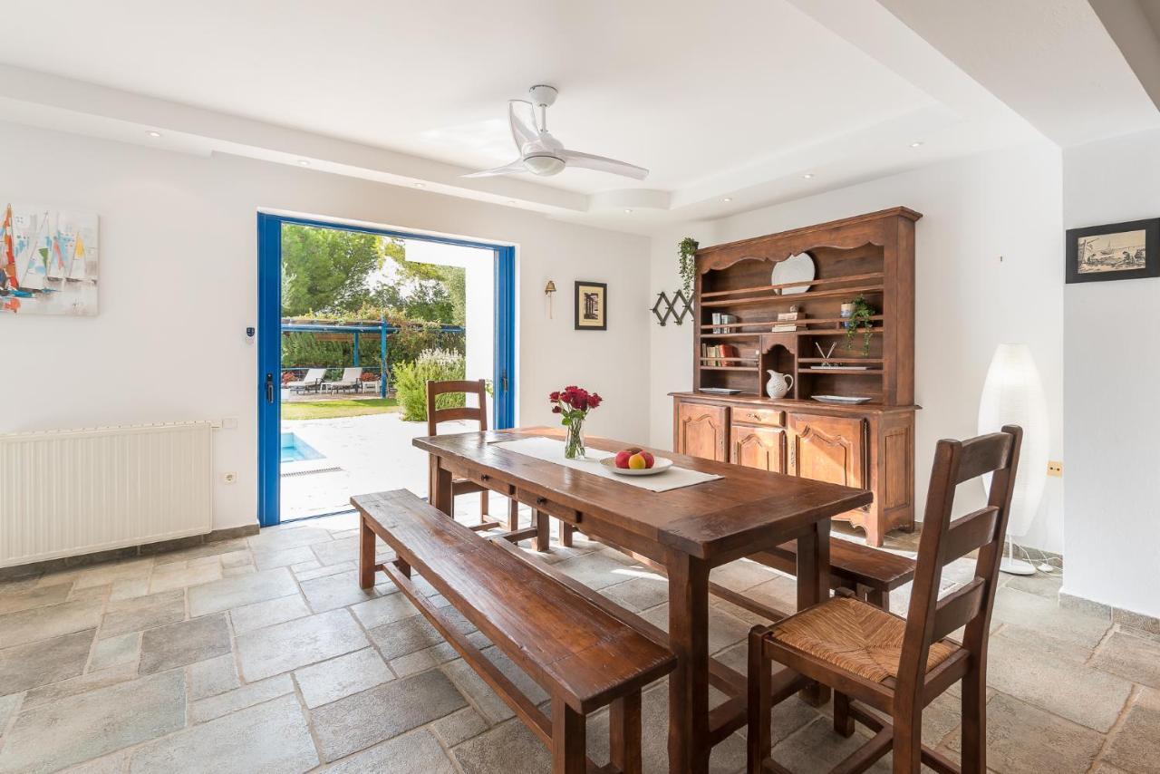Summer Villa Pasiphae Private Pool - Bbq -Beach 2Min Σούνιο Εξωτερικό φωτογραφία
