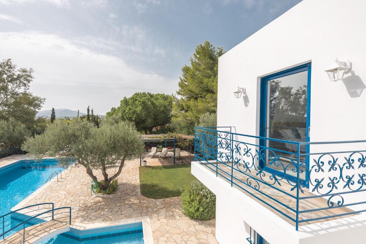 Summer Villa Pasiphae Private Pool - Bbq -Beach 2Min Σούνιο Εξωτερικό φωτογραφία
