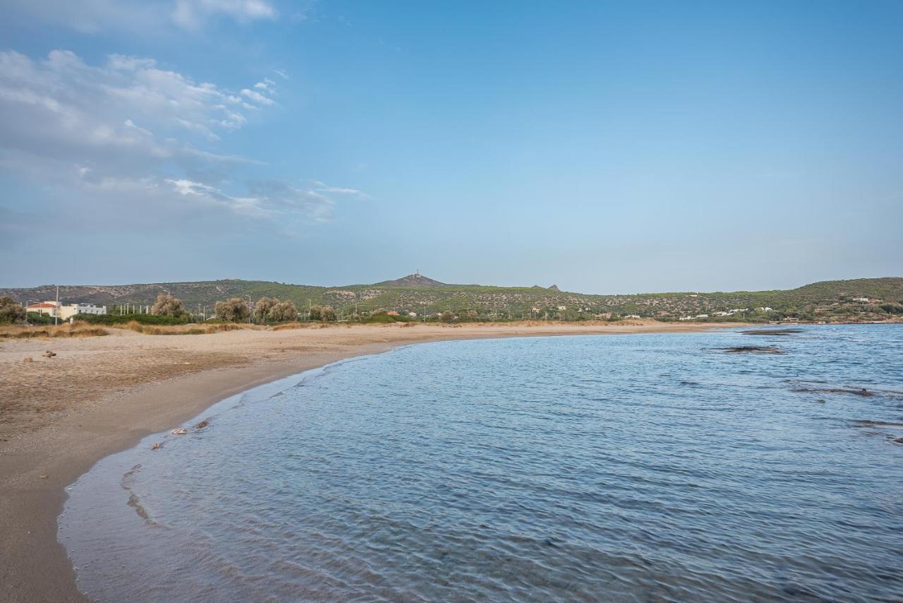 Summer Villa Pasiphae Private Pool - Bbq -Beach 2Min Σούνιο Εξωτερικό φωτογραφία