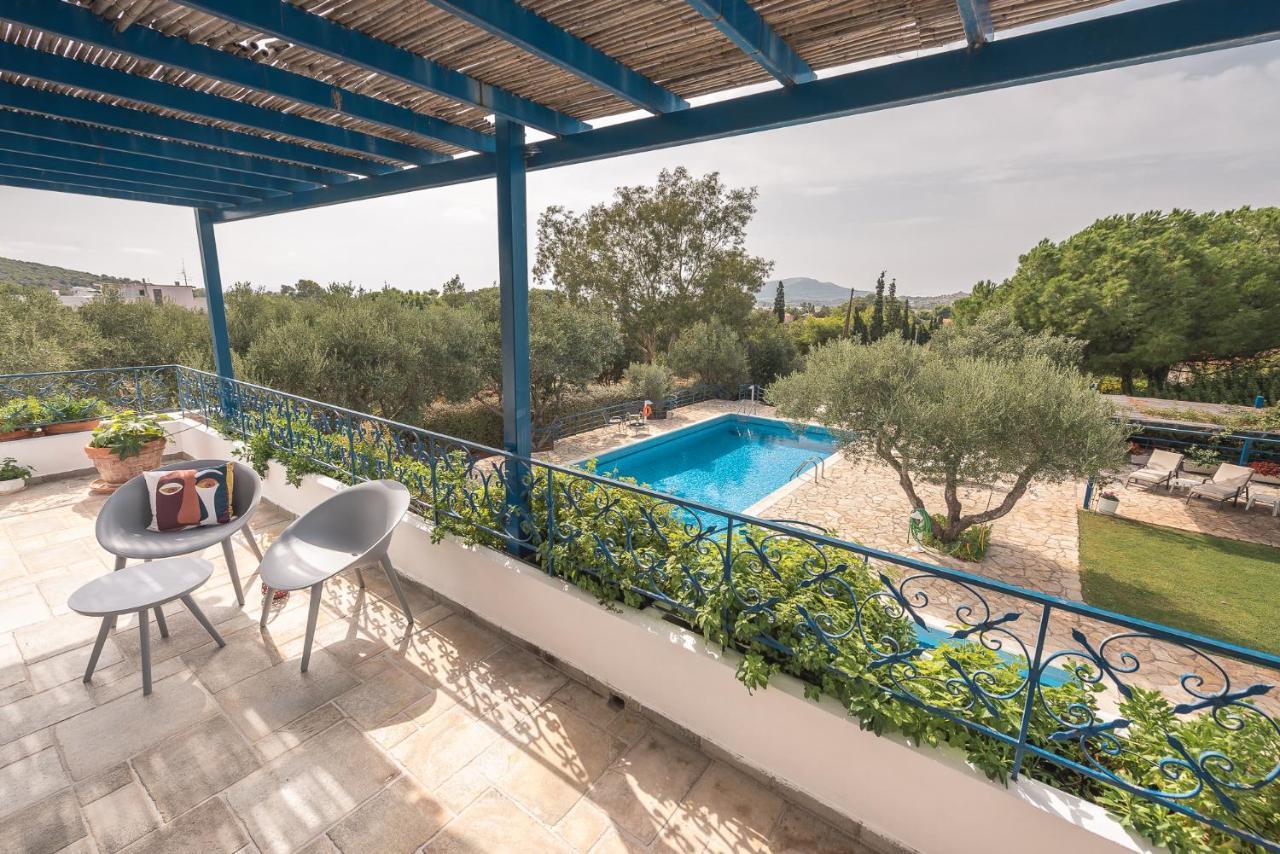 Summer Villa Pasiphae Private Pool - Bbq -Beach 2Min Σούνιο Εξωτερικό φωτογραφία
