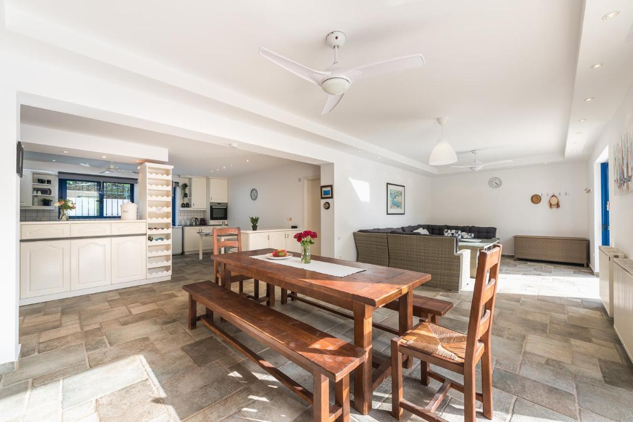 Summer Villa Pasiphae Private Pool - Bbq -Beach 2Min Σούνιο Εξωτερικό φωτογραφία